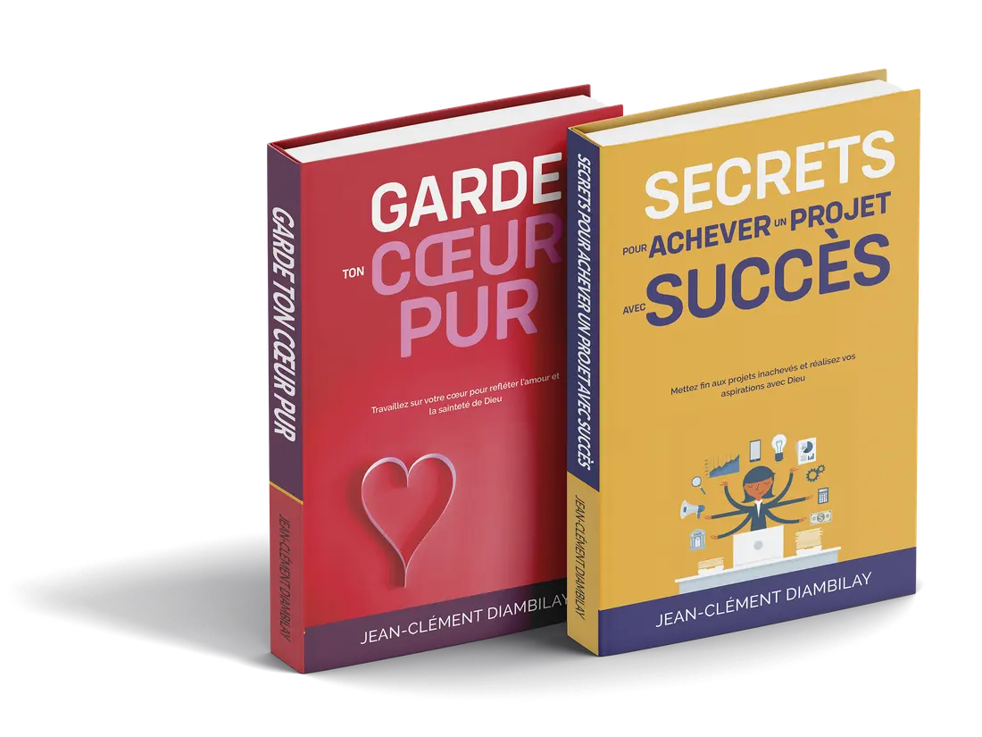 Deux livres du Dr Jean-Clément Diambilay : « Garde ton cœur pur » et « Secrets pour achever un projet avec succès »